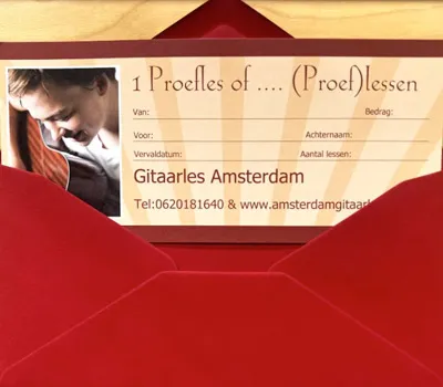 GitaarlesAmsterdam.nl cadeaubon